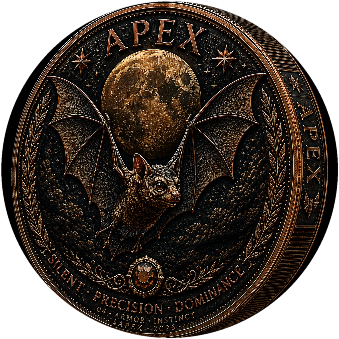 APEX coin angled