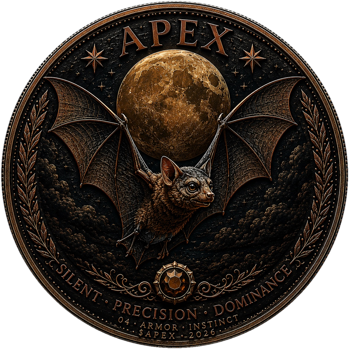 APEX coin front
